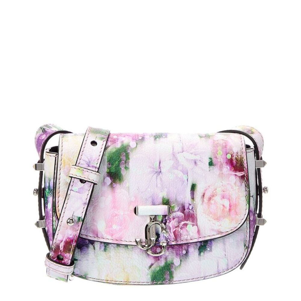 Jimmy Choo Varenne Leather Satchel, Purple